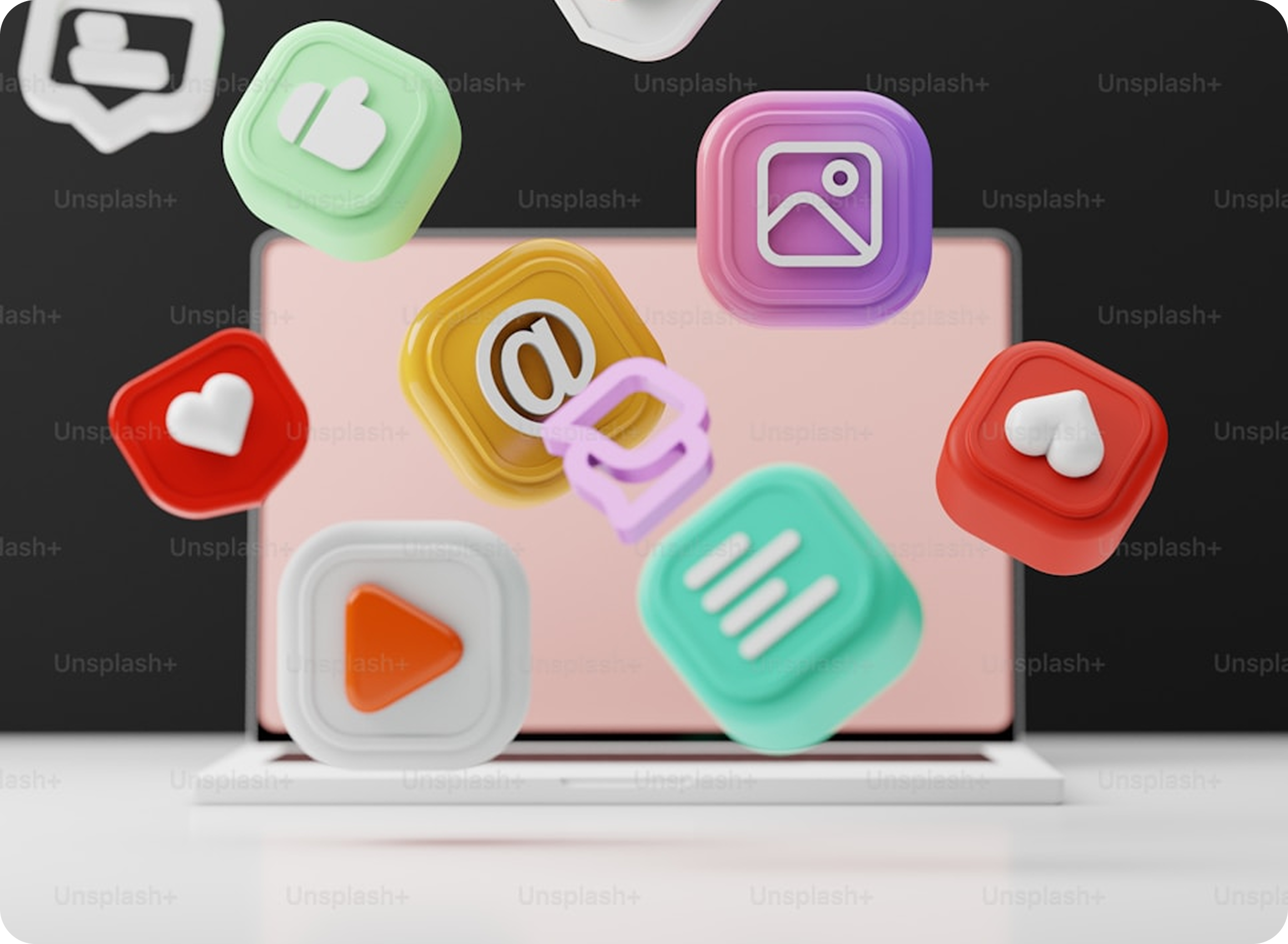 Digital marketing illustration